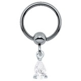 Piercing micro-bcr 121 - Zircone pendant
