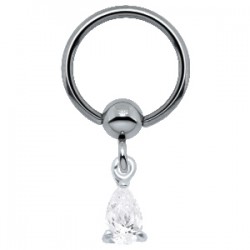 Piercing micro-bcr 121 - Zircone pendant