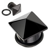 Plug onyx carré o-ring