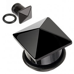 Plug onyx carré o-ring