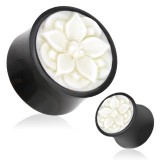 Plug courbe en corne flower C