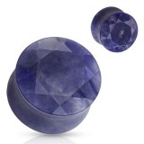 Plug courbe facettes en sodalite
