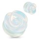 Plug courbe flower en opalite (OR95)