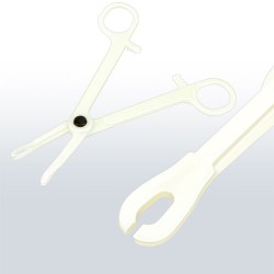 Pince clamp ronde ouverte stérilisée