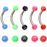 Piercing pour arcade acry 10 - UV boules tornado