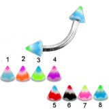 Piercing pour arcade acry 33 - UV spider pointes