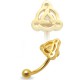 Piercing arcade plaqué-or 11 - Celtique