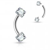 Piercing arcade 15 - Zircones carrés
