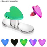 Embout microdermal PVD coeur 04mm