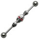Piercing industriel 40 - Tête de mort