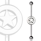 Piercing industriel 83 - étoile cercle