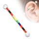 Piercing industriel 154 - Multicolor