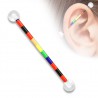Piercing industriel 154 - Multicolor