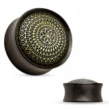 Plug courbe en bois vintage rosas