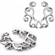 Faux-piercing pour téton 19 - Bouclier abstrait