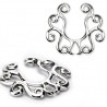 Faux-piercing pour téton 19 - Bouclier abstrait