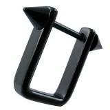 Bouclier de téton 10 - Noir rectangulaire