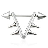 Bouclier de téton 37 - Triangle pointes