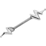 Piercing téton barbell 79 - éclair