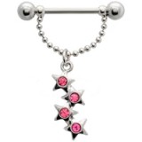 Piercing téton étoile 05 - Pendantes