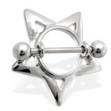 Piercing téton étoile 15 - Creuse