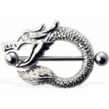 Piercing téton dragon oeil strass (34)