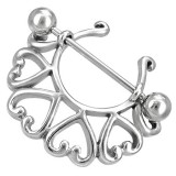 Piercing téton coeurs sur clip (55)