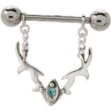 Piercing téton motif tribal pendant B (65)