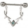 Piercing téton motif tribal pendant B (65)