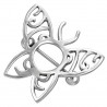 Piercing téton papillon tribal (53)