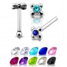 Piercing stud de nez 0.5mm 11 - Ovni