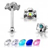 Piercing stud de nez 0.5mm 18 - Spider