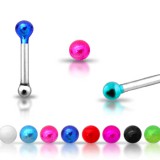 Piercing stud de nez 0.5mm 19 - Anodisé titane