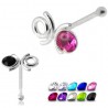 Piercing stud de nez 0.5mm 67