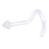 Piercing de nez courbe 1mm 15 - Retainer discret pointe