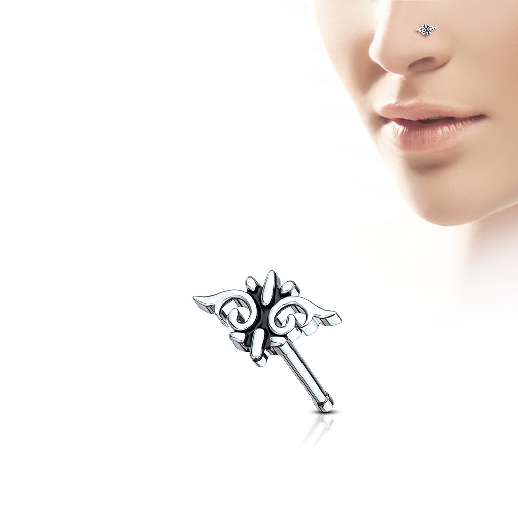Piercing septum tribal acier chirurgical
