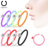 Boucle de nez 0.5mm 02 - Bioplastique strass