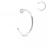 Boucle de nez 0.5mm 14 - Avec strass