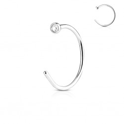 Boucle de nez 0.5mm 14 - Avec strass