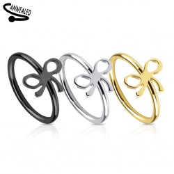 Anneau de nez 0.8mm 16 - Noeud papillon