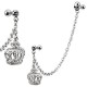 Chaine pour oreille 03 - Couronne