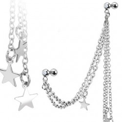 Chaine pour oreille 06 - étoiles