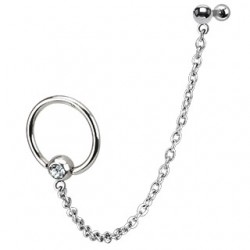 Chaine pour oreille 07 - Anneau