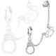 Chaine pour oreille 12 - Menotte