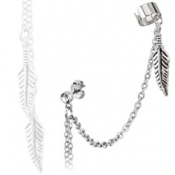 Chaine pour oreille 13 - Feuille
