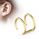 Faux Piercing oreille 05 - Double anneau PO