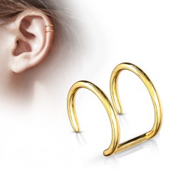 Faux Piercing oreille 05 - Double anneau PO
