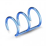 Faux Piercing oreille 08 - Triple anneau PVD