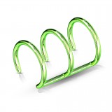 Faux Piercing oreille 08 - Triple anneau PVD