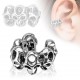 Faux Piercing oreille 50 - Bague crâne